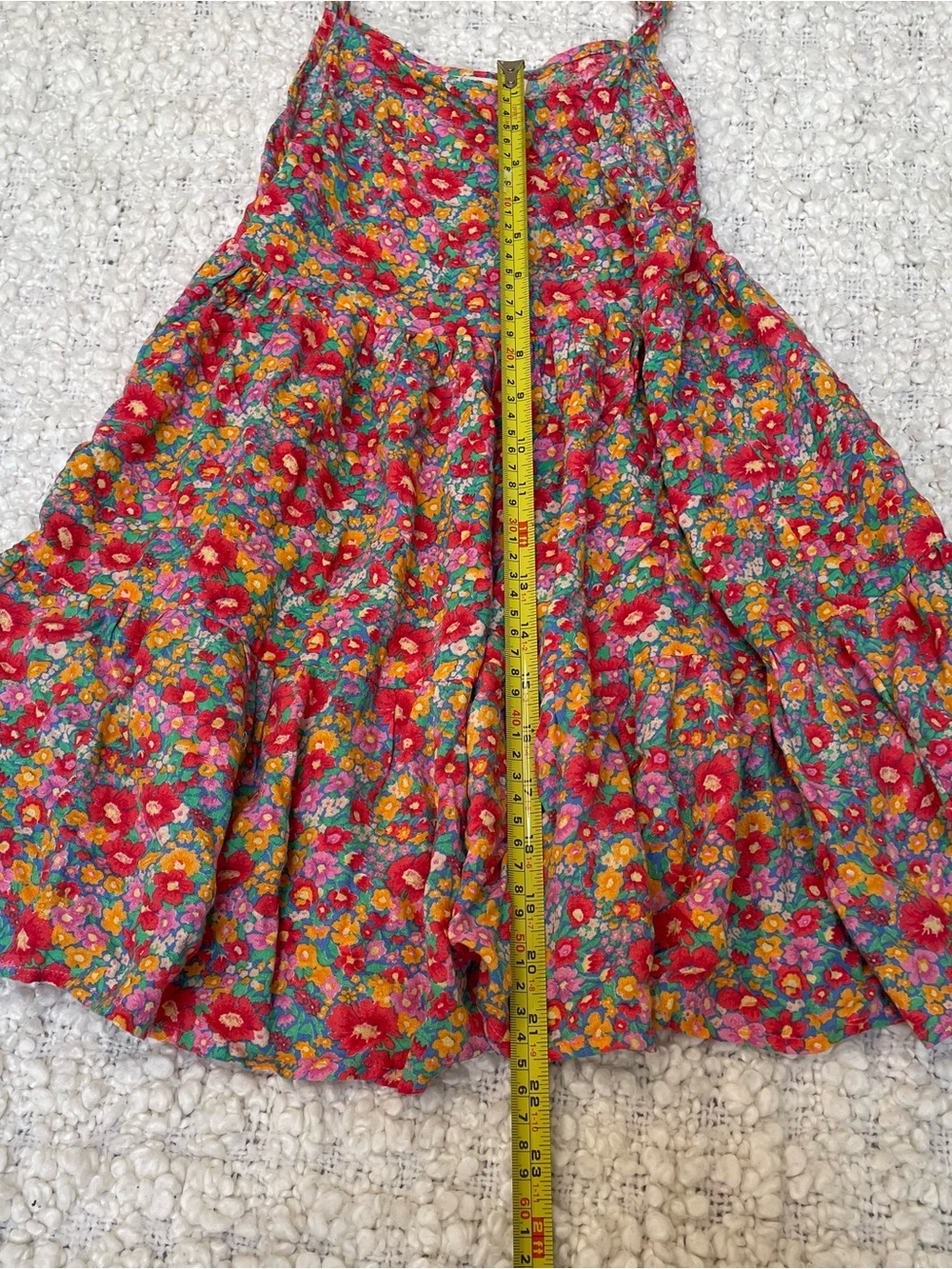 Rip Curl Red Floral Sundress Youth Size 10/S - Picture 6 of 7